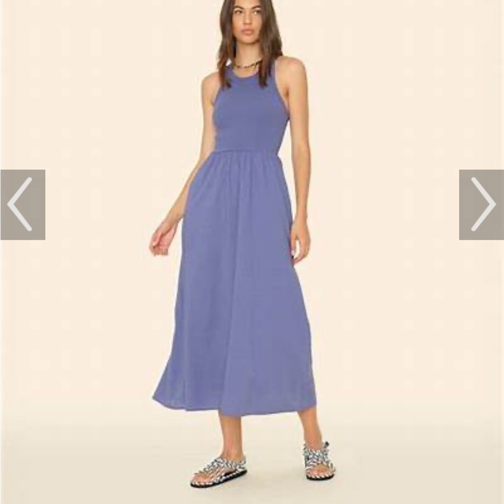 Xirena Flynn Cotton Maxi Dress - Marlin Blue